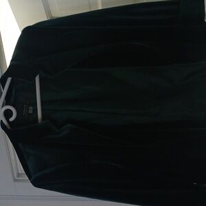 Tahari Green Velvet Jacket/Blazer